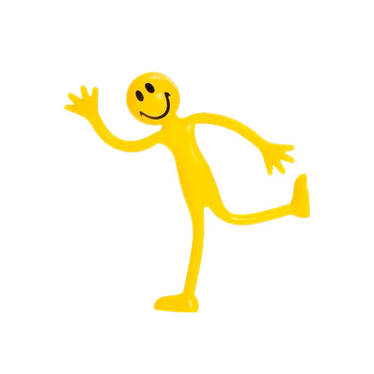 Neato! Smiley Bendy Man 5", Desktop or Dashboard Toy-Retro
