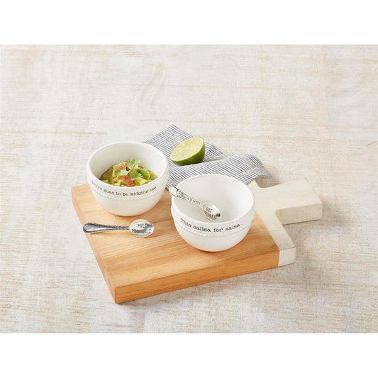 Mud Pie-Salsa & Guac Dip Set