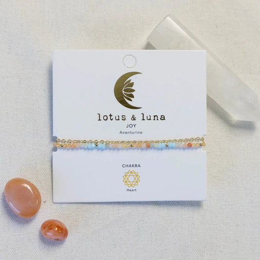 Lotus & Luna - 2mm Layered Healing Bracelet