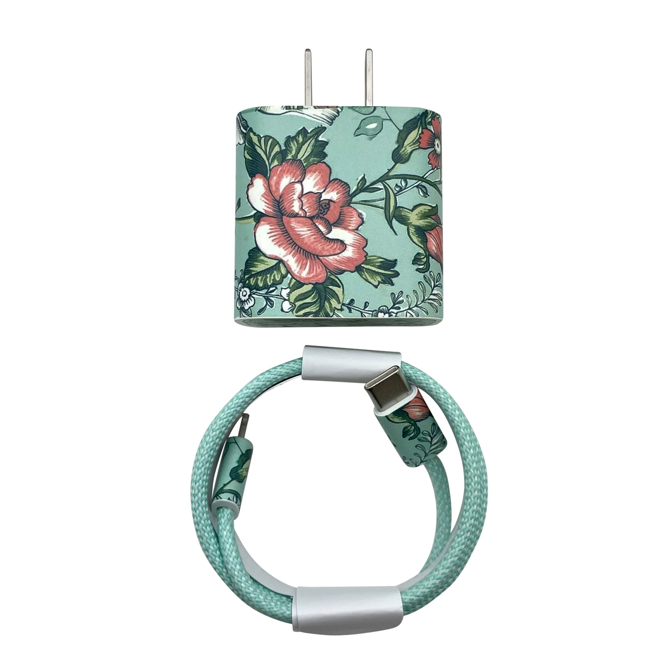 Fast 20W 3.3ft Lightening To Usb-C Printed Charger Set