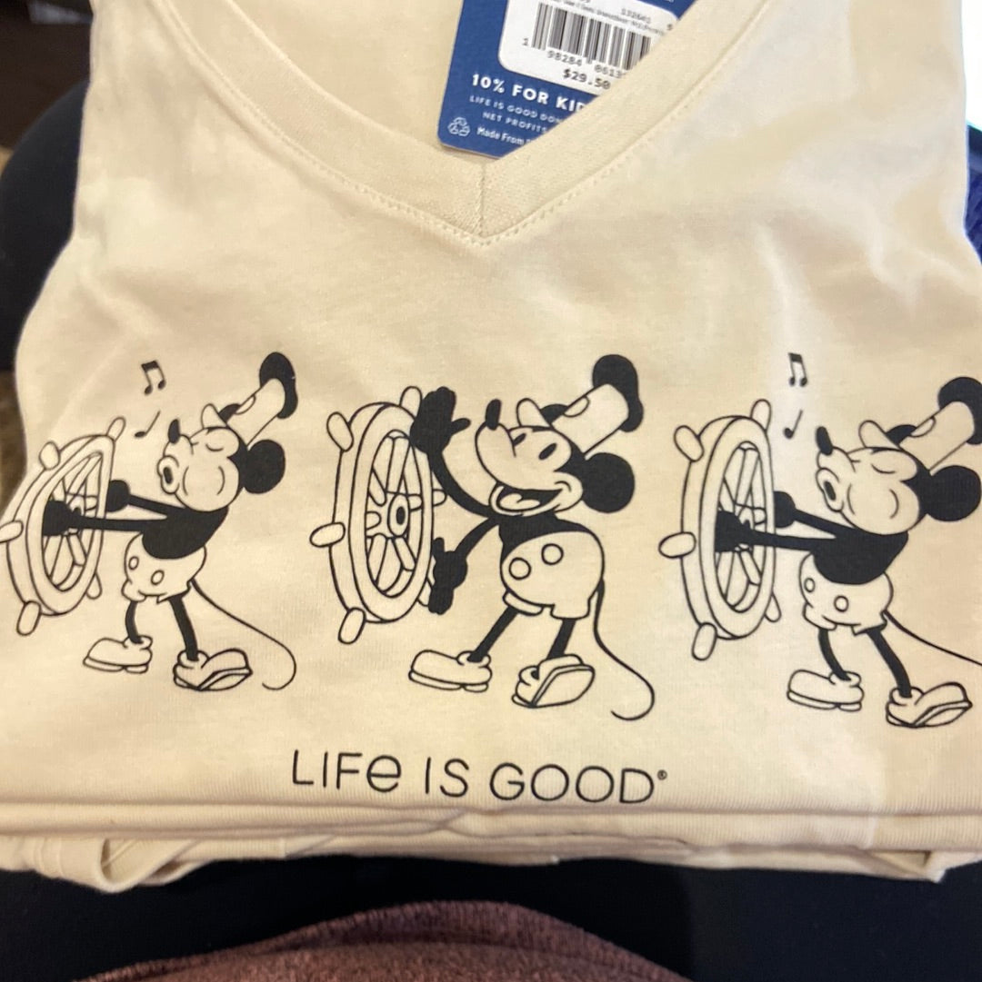 WOMEN'S CLEAN STEAMBOAT WILLIE AT THE HE