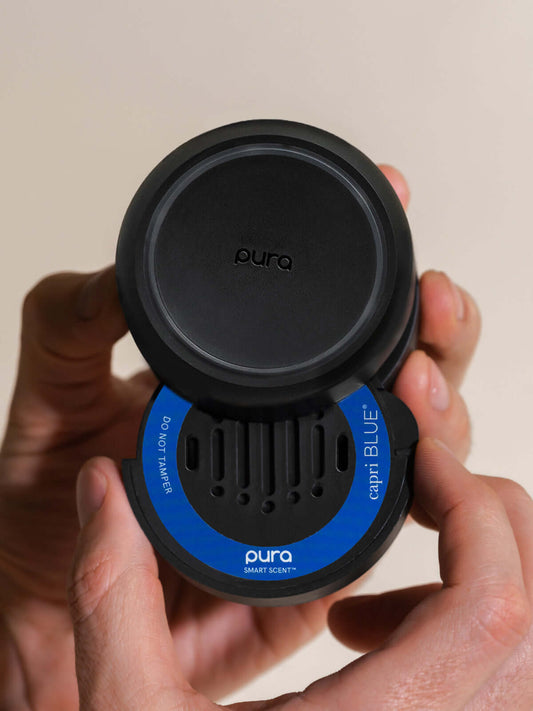 Capri Blue + Pura Car Diffuser Cartridge Volcano
