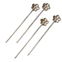 Flower Cocktail Pick Set Of 4