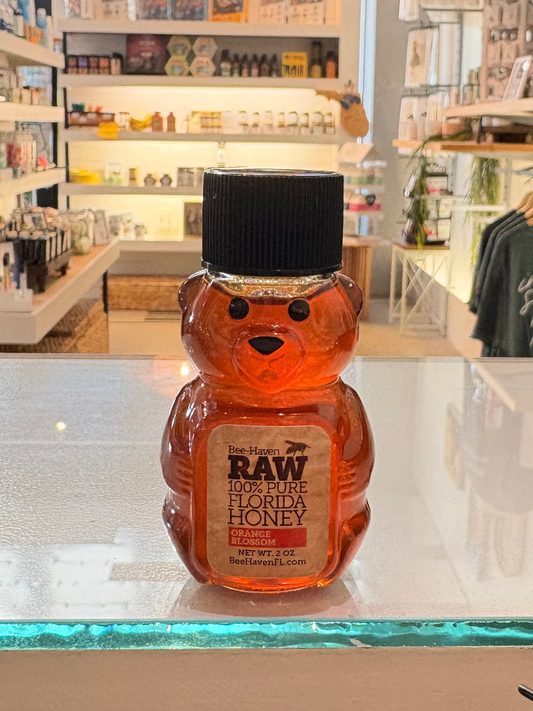 Bee-Haven - Raw 100% Pure Florida Honey - ORANGE BLOSSOM 16oz