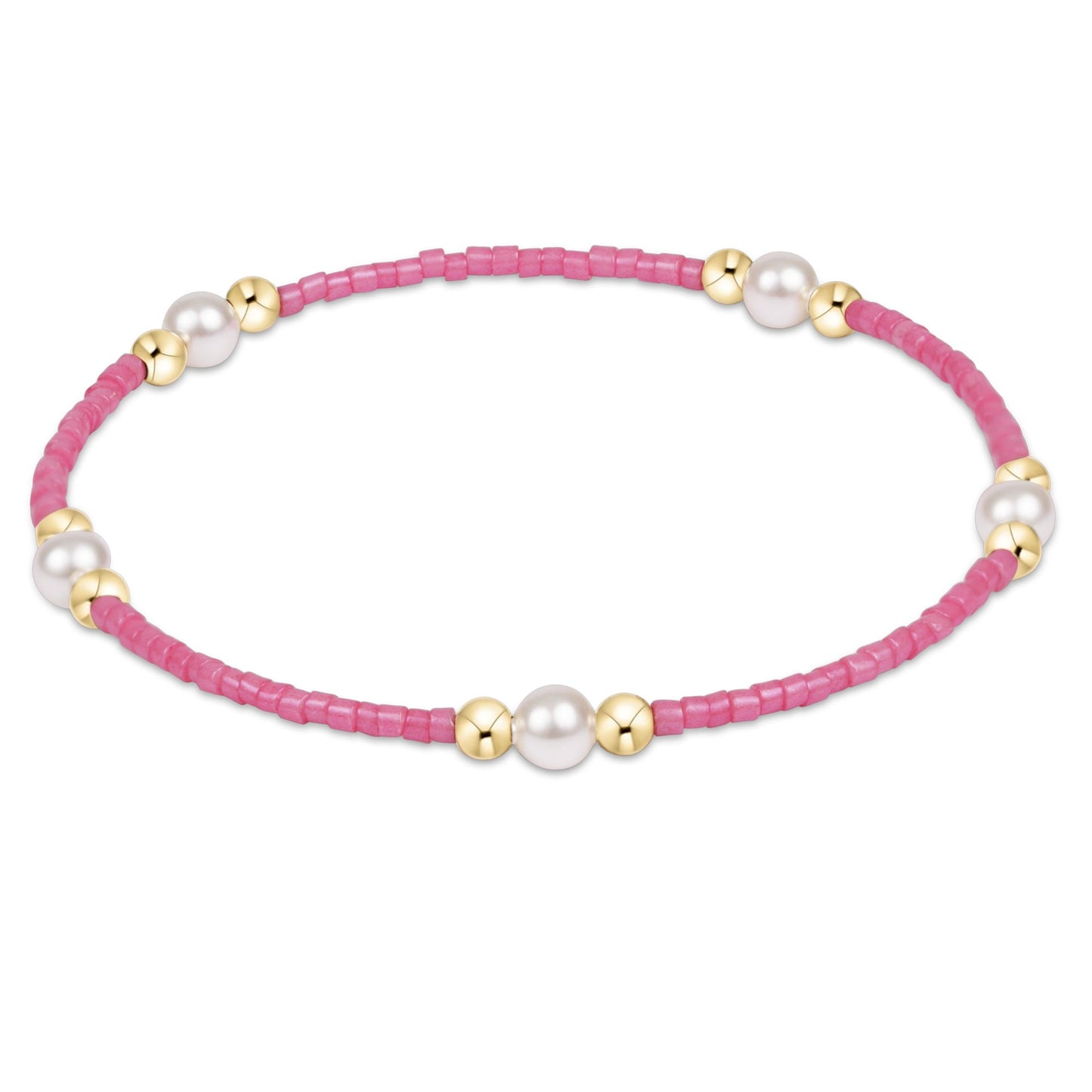 enewton Hope Purpose Pearl Bracelet Bubblegum 6.25-inch Standard Size