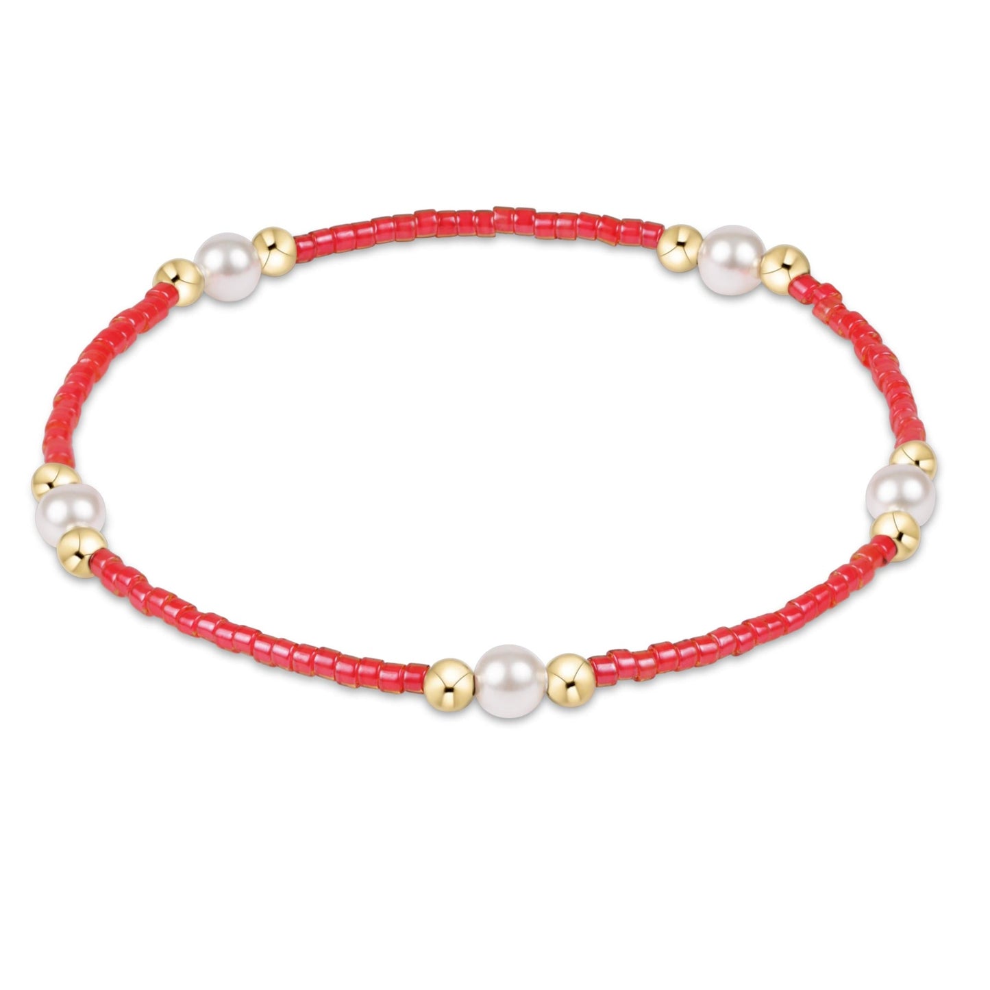 enewton Hope Purpose Pearl Bracelet Sherbert 14kt Gold