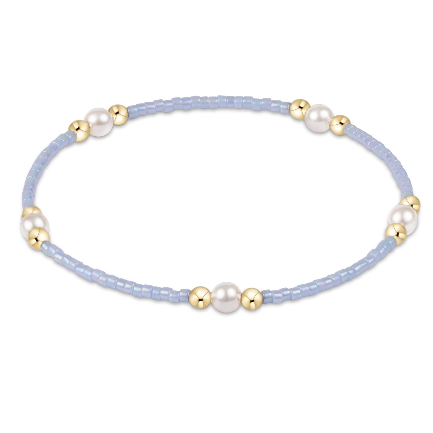Enewton Hope Purpose Pearl Bracelet Ocean Mist 6.25-Inch