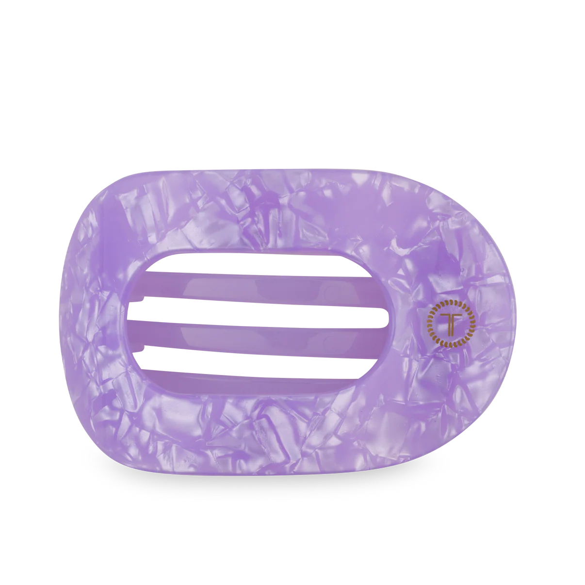 Teleties-Lavender Mist Flat Round Hair Clip