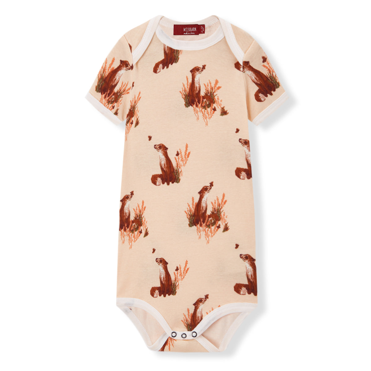 One Piece Floral Fox