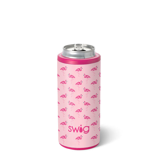Swig-Flamingos Stemless Wine Cup 12oz