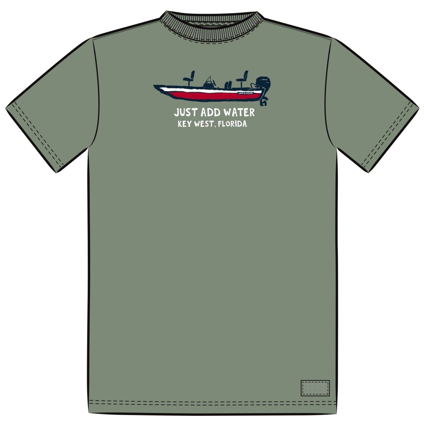 Life is Good - Men's Crusher-LITE Tee Just Add Water - Clermont, FL