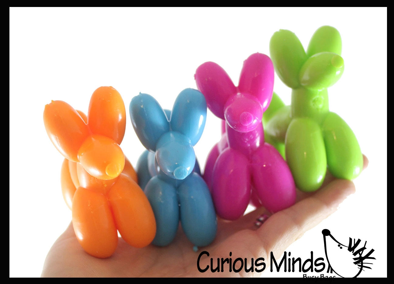 1 Mini Balloon Dog Doh Filled Stress Ball - Cute Squishy Sen