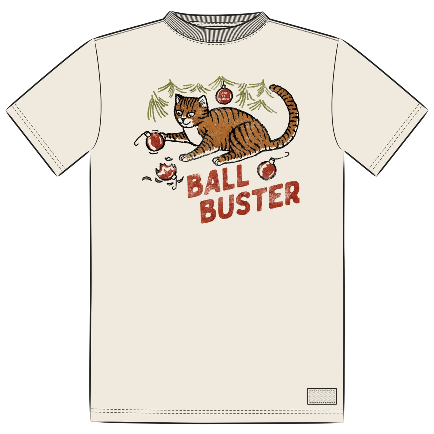 Ball Buster Cat - Men's Short Sleeve Crusher Tee