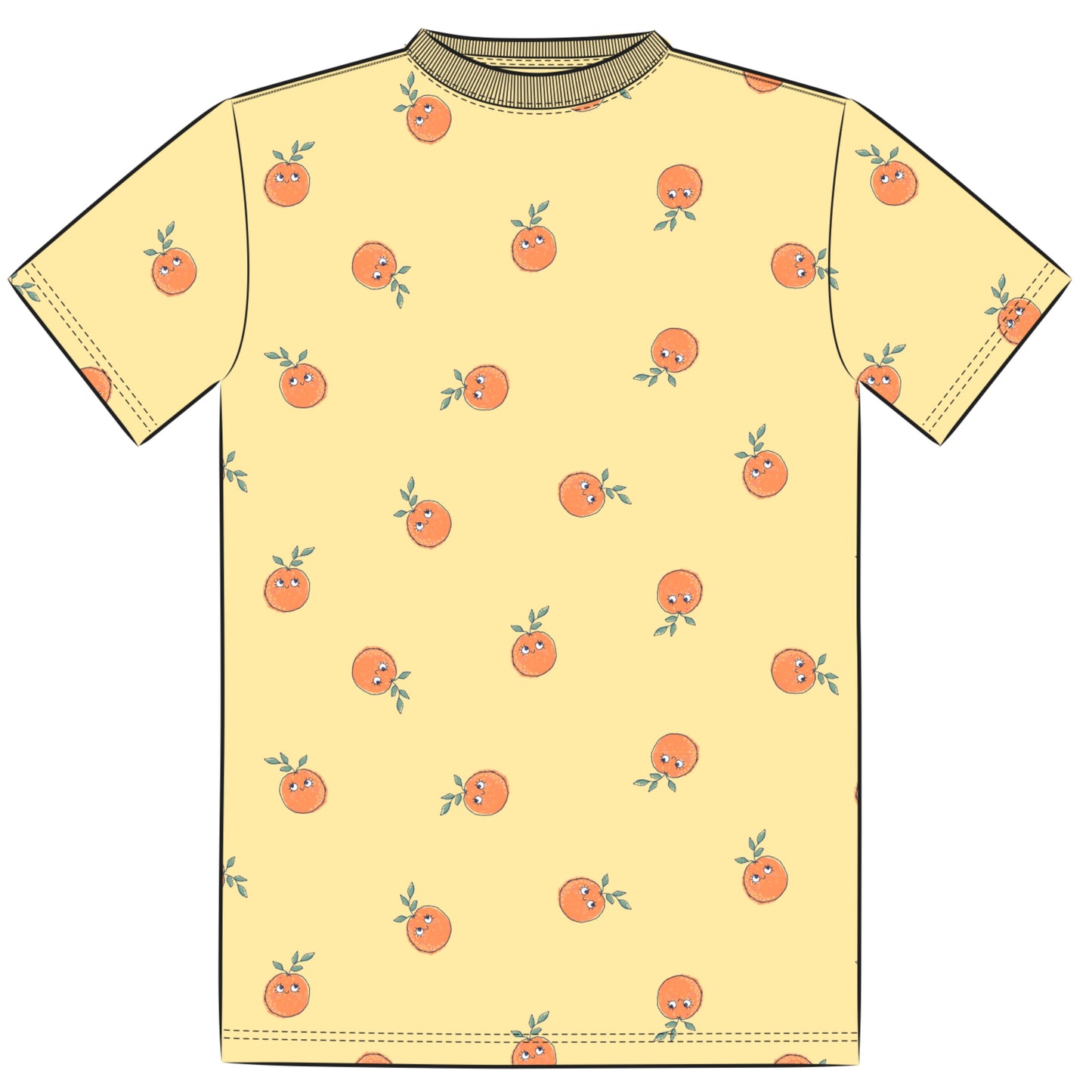 Kids Little Cuties Pattern Crusher Tee