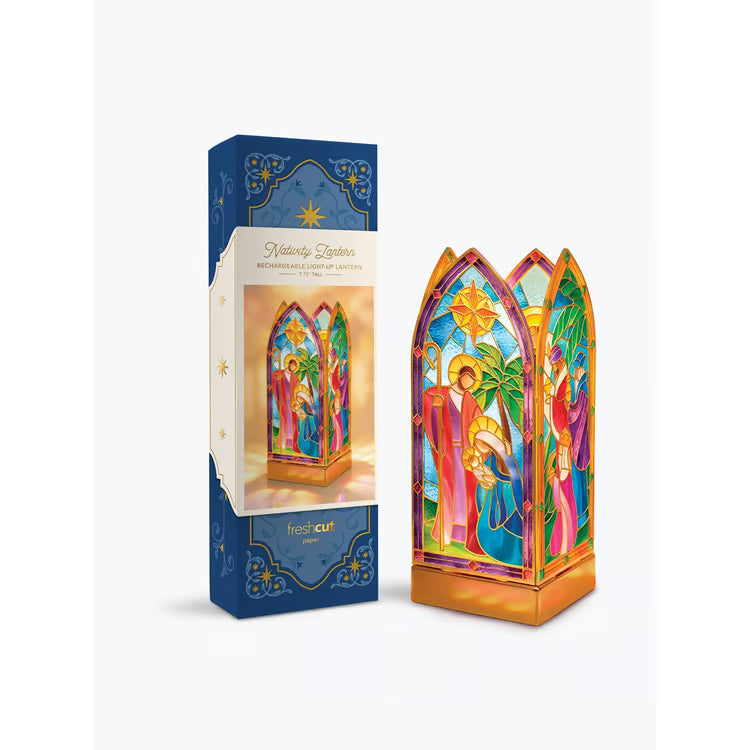 Starlit Nativity Lantern