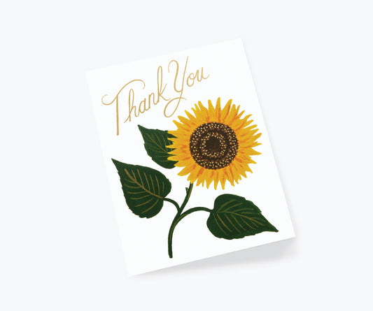 Sunflower Thank You Card