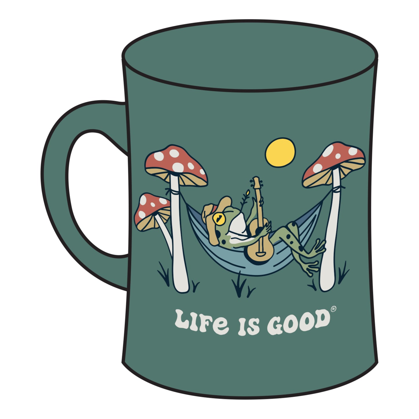 Frog Guitar Hammock Diner Mug