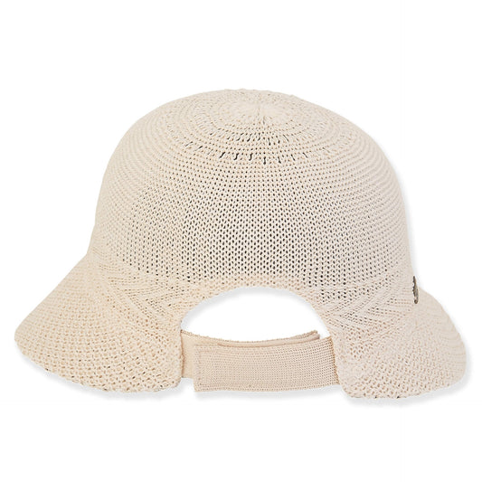 Sun 'N' Sand - Ivory, Polyester Cap, Brim 4"