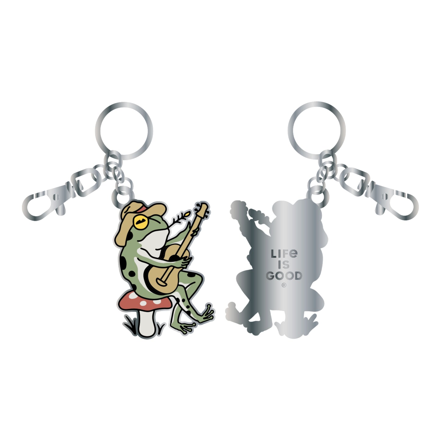Frog Guitar Kind Keychain