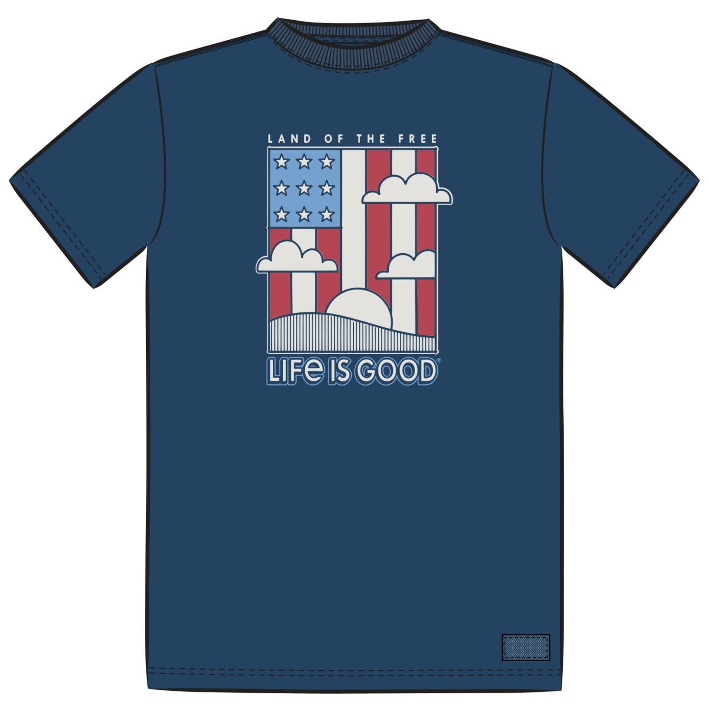 Kids Land the Free Flag Crusher Tee