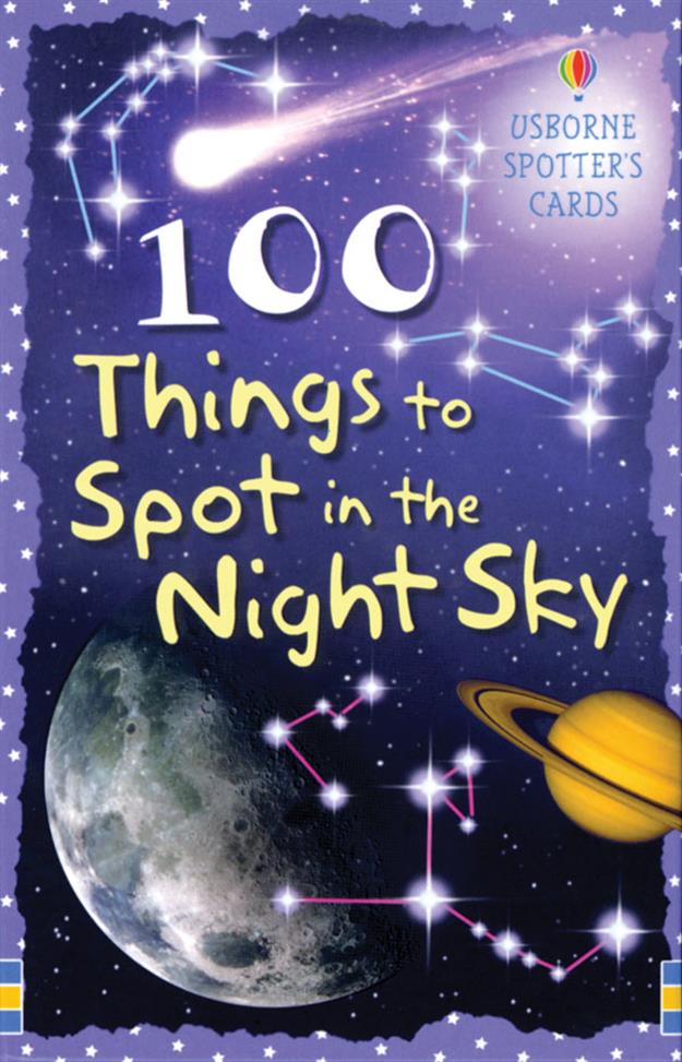 Usborne Spotter Cards- 100 things to spot in the night sky