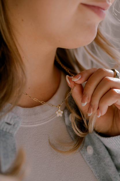 Consider The Wildflowers Charm Necklace I Christian Jewelry