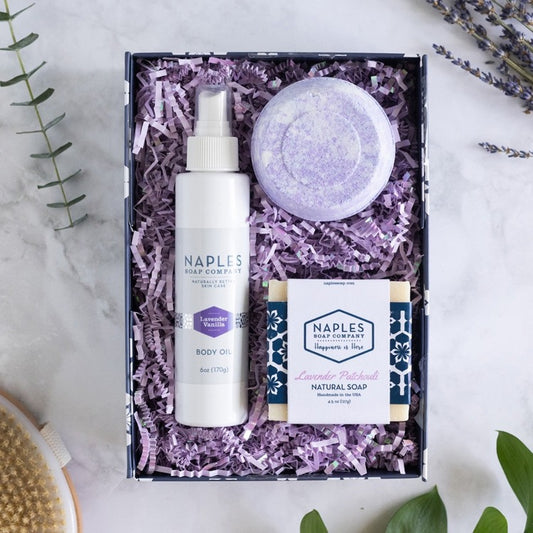 NAPLES SOAP COMPANY Lavender Lovers Shower Must Haves