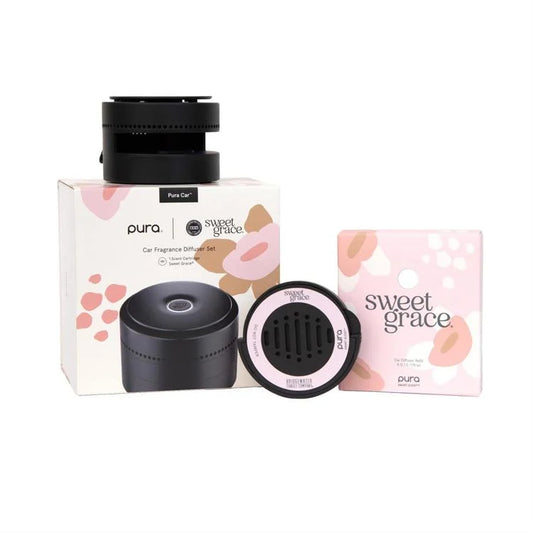 Bridgewater + PURA Sweet Grace Car Diffuser Set