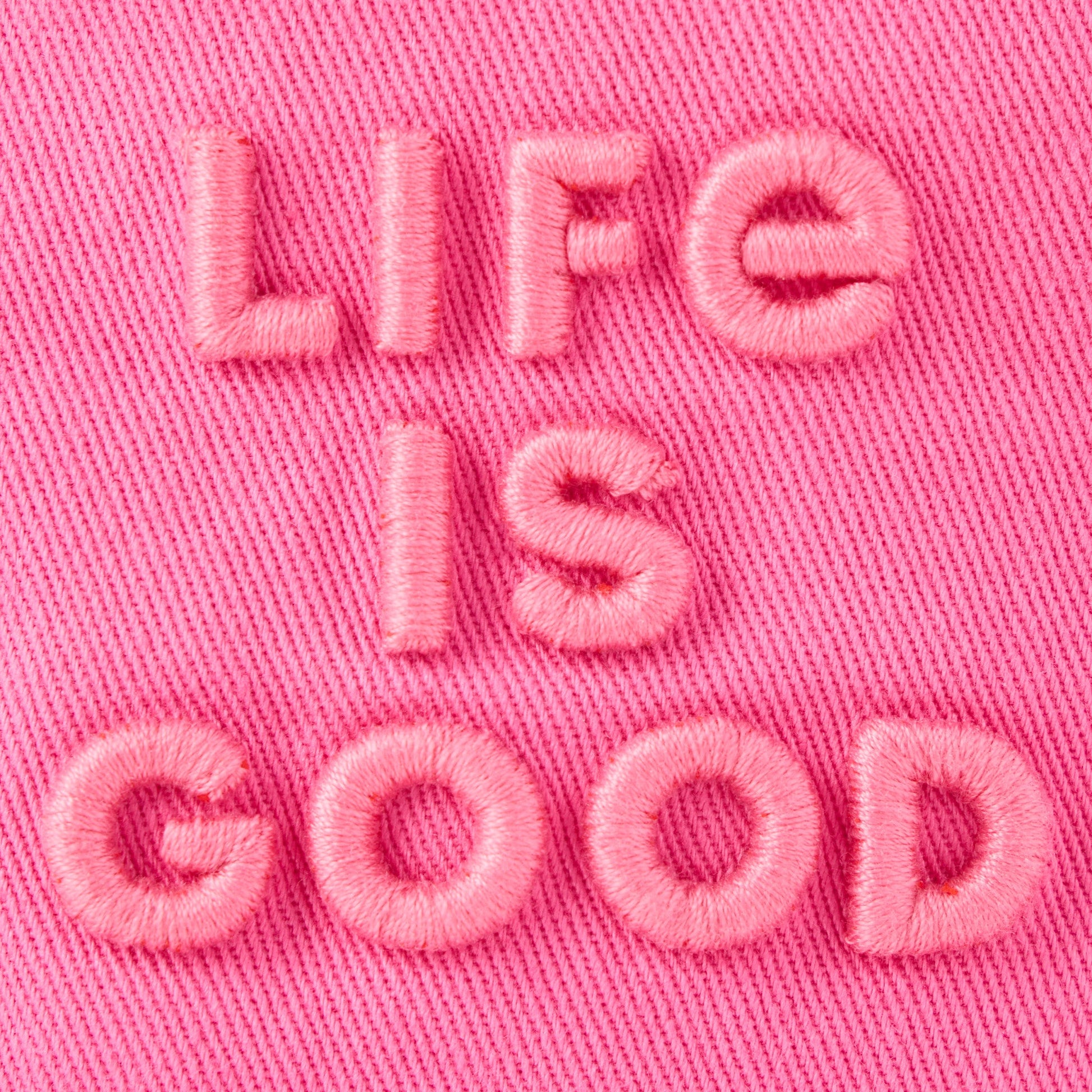 Life is Good Stacked Bucket Hat Cotton Unisex Adjustable