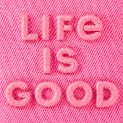Life is Good Stacked Bucket Hat Cotton Unisex Adjustable
