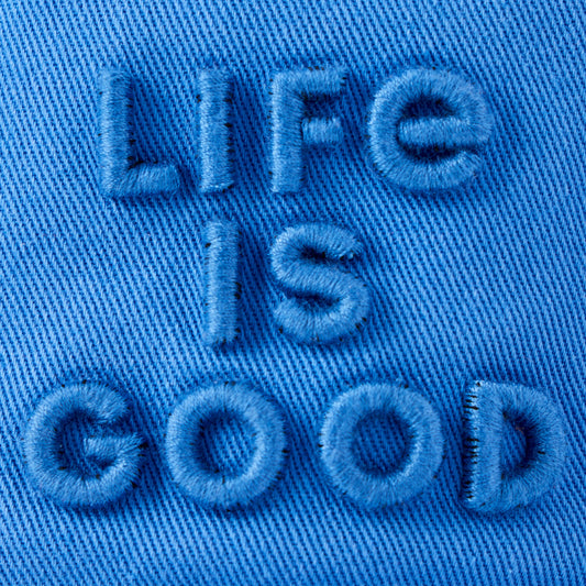 Life is Good Stacked Bucket Hat Cotton Unisex Adjustable