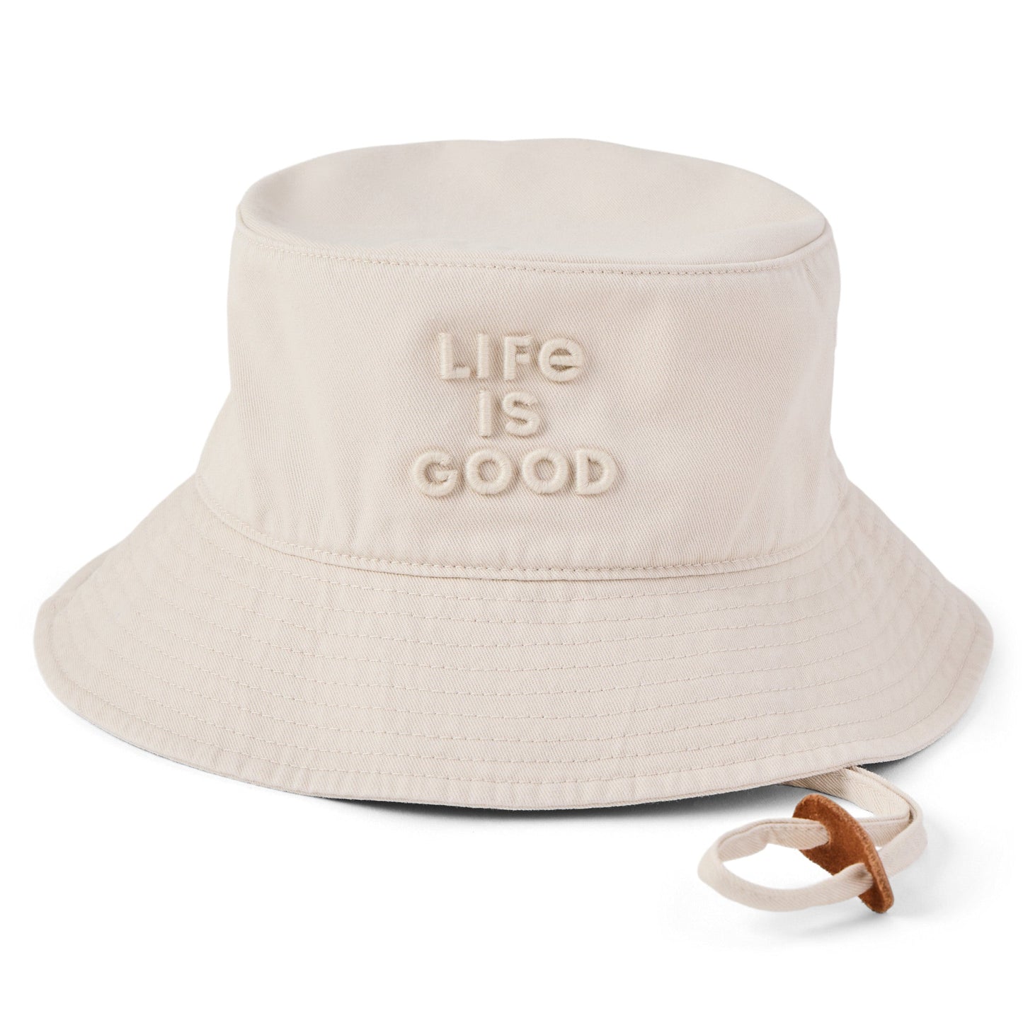 Life is Good Stacked Bucket Hat Cotton Unisex Adjustable