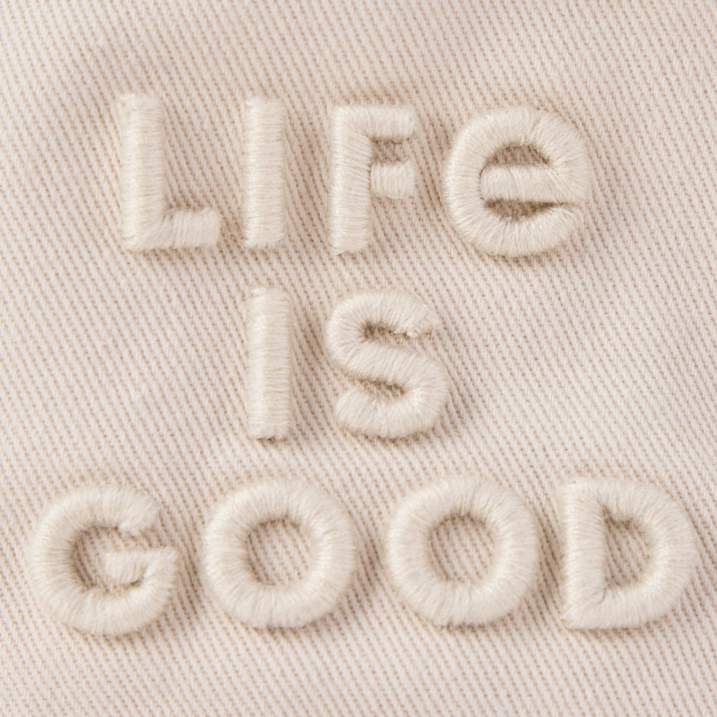 Life is Good Stacked Bucket Hat Cotton Unisex Adjustable