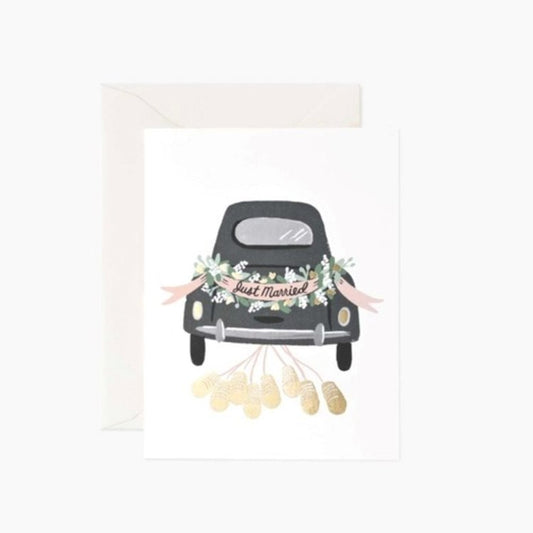 RIFLE PAPER CO Just Married Getaway Card