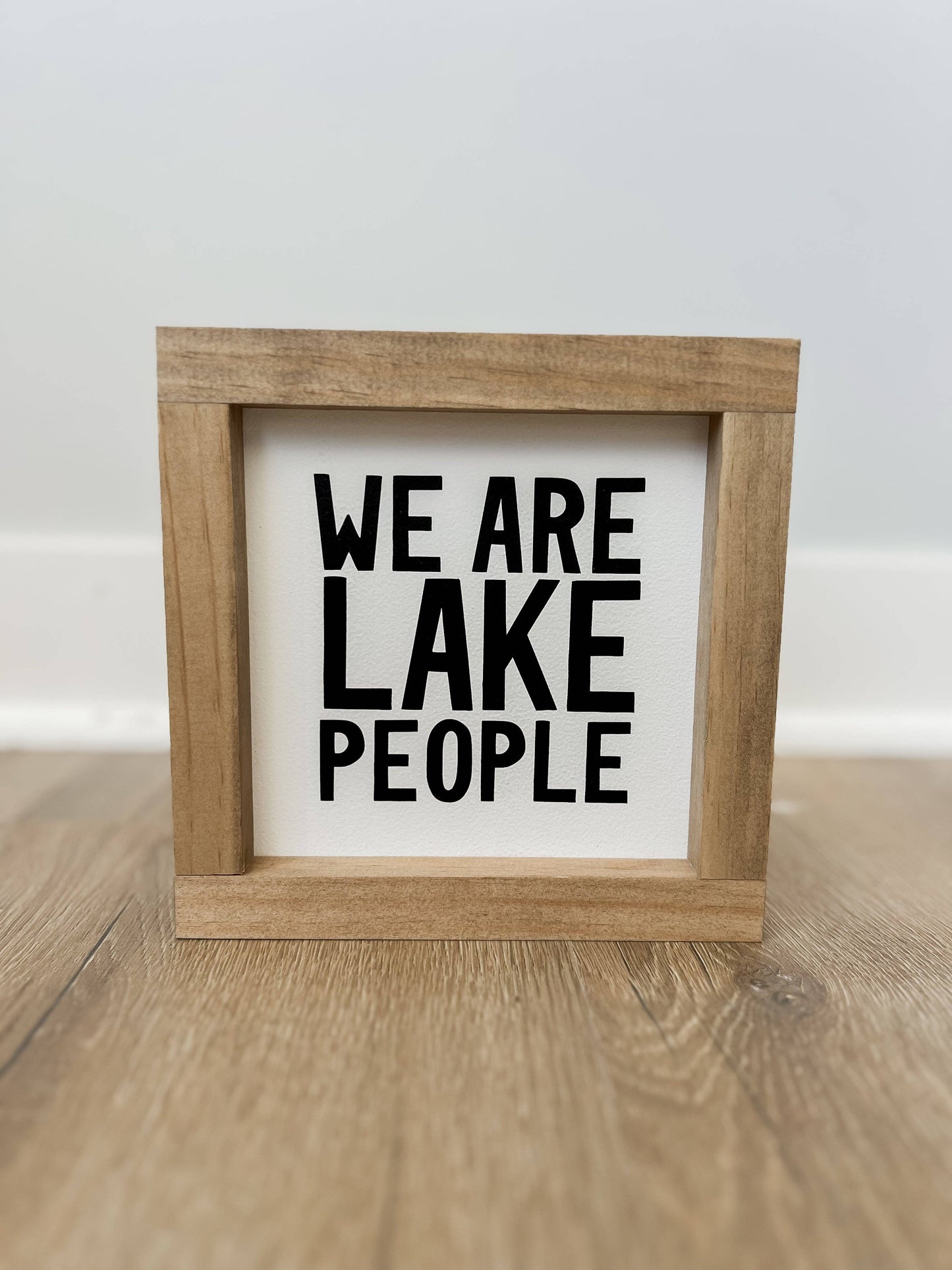 We Are Lake People | Wall Art, Summer Home Decor