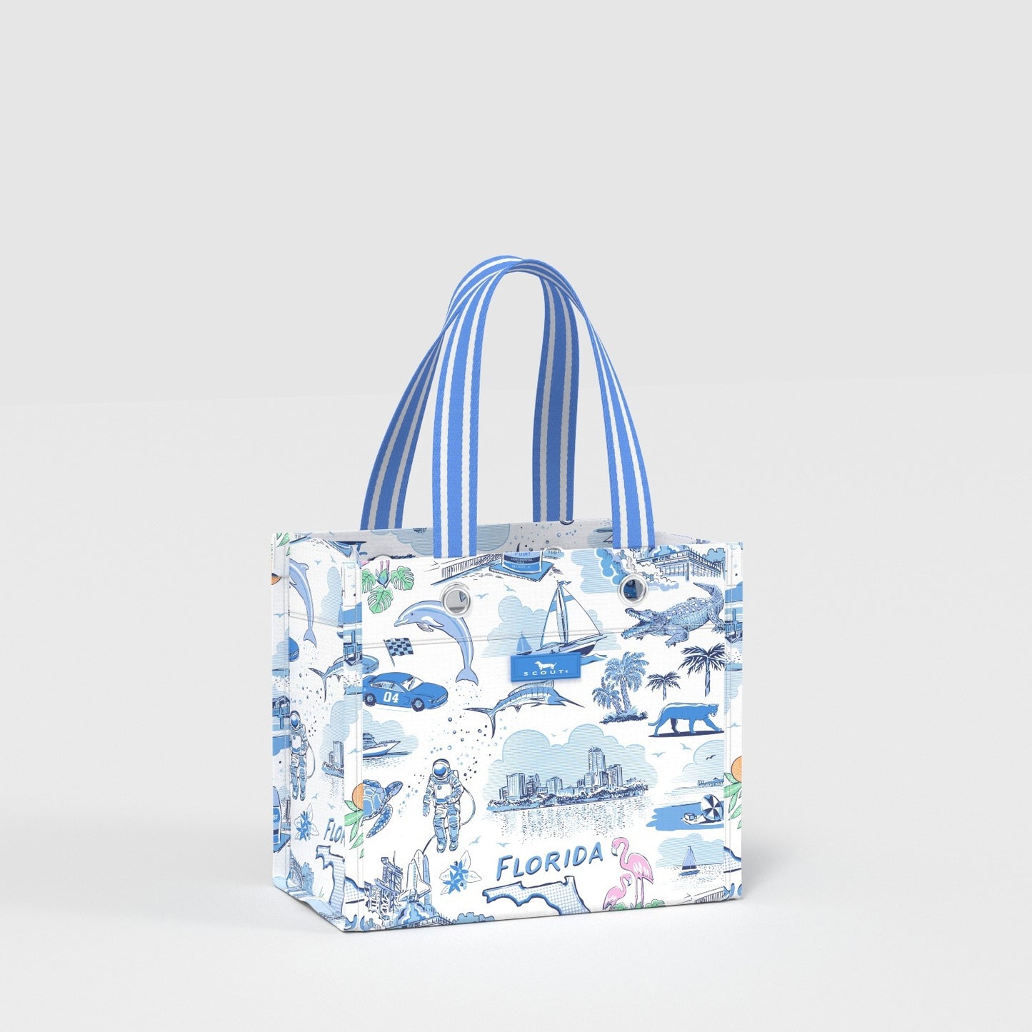 Gift Bag Small Florida Toile