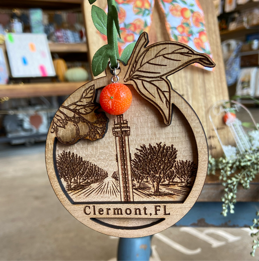 Minneola Trail - Wood Engraved Ornament