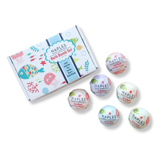 NAPLES SOAP COMPANY Fizz N Fun Kids Bath Bomb Box