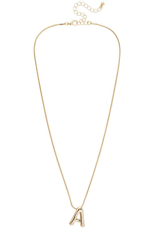 Amy initial necklace