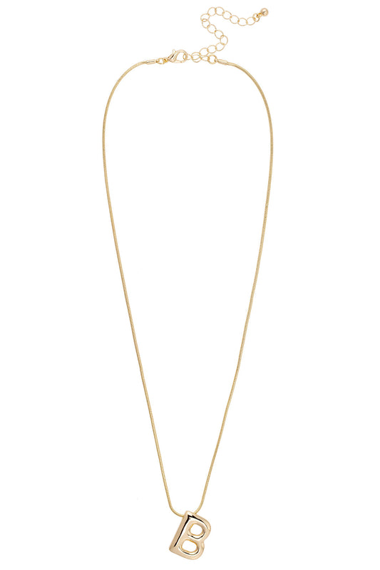 Amy initial necklace