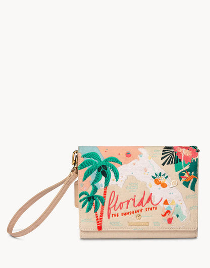 Florida Embroidered Convertible Crossbody