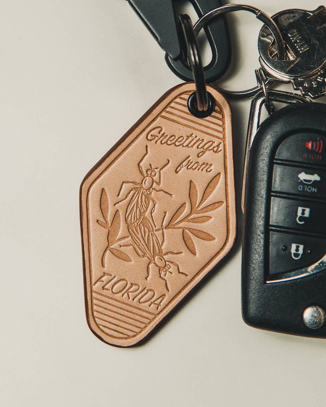 FSPF Leather Motel Key Fob