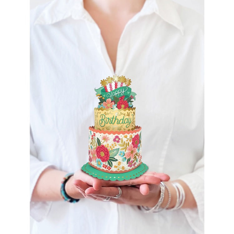 Fresh Cut Paper Mini Bouquet Pop-Up Cards