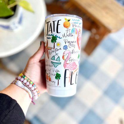 Florida Tumbler, 20 oz, State Designs
