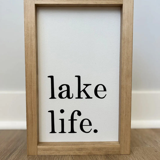 Lake Life | Wall Art, Summer Decor, Home Decor