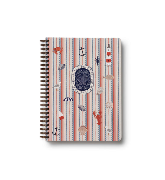 Seaside Spiral Notebook