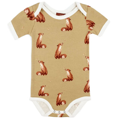 Gold Fox Organic Cotton Short Sleeve One Piece