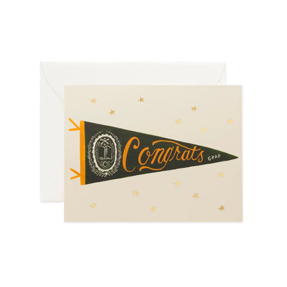 Congrats Pennant Card
