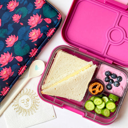 Leakproof Sandwich Friendly Bento Box - Yumbox Malibu Purple