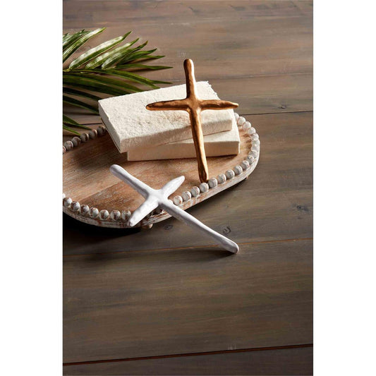 Mud Pie-Gold Decorative Cross Sitters